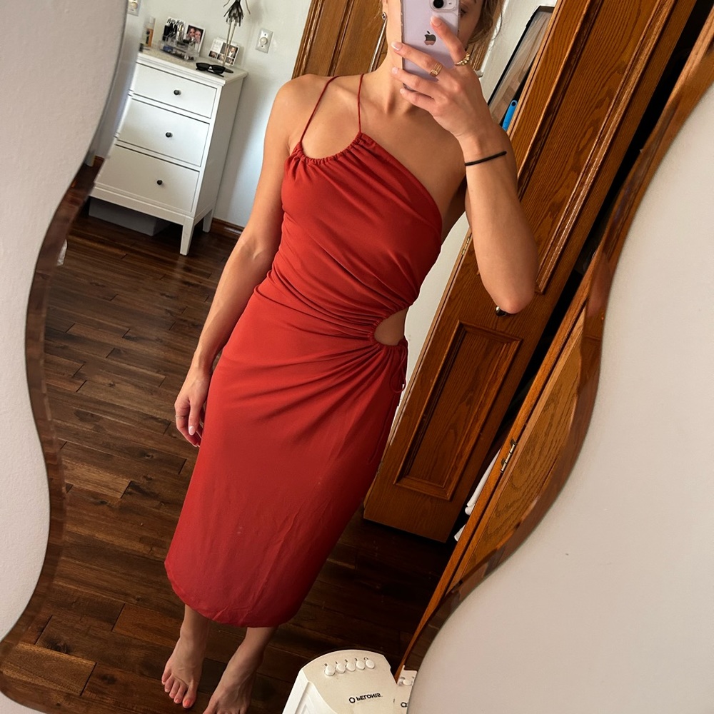 Burnt Orange Dress